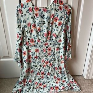 Loft spring bell sleeve floral dress